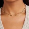 Gorjana Preston Asymmetrical Choker Necklace - Gold 2 Gorjana Preston Asymmetrical Choker Necklace - Gold