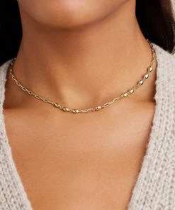 Gorjana Preston Asymmetrical Choker Necklace - Gold