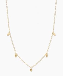 JEWELRY Gorjana Preston Mini Flutter Necklace - Gold