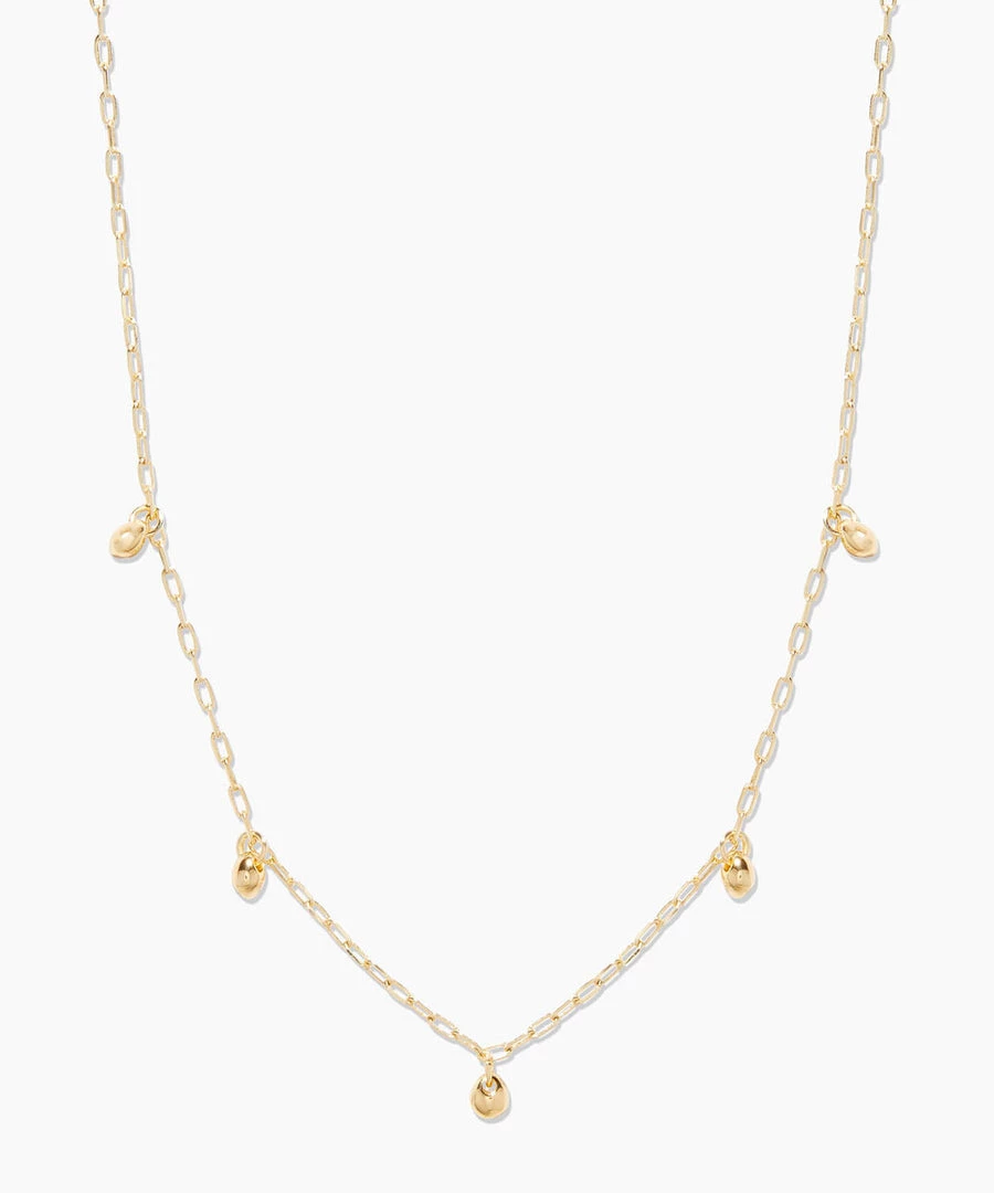 JEWELRY Gorjana Preston Mini Flutter Necklace - Gold 3 JEWELRY Gorjana Preston Mini Flutter Necklace - Gold