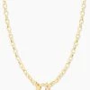 JEWELRY Gorjana Rose Necklace - Gold