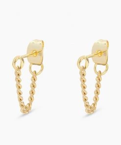 Gorjana Wilder Chain Huggies - Gold