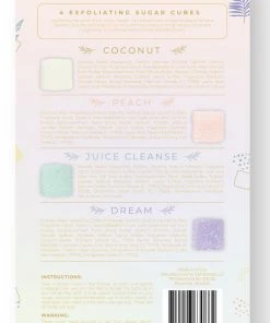 She She Boutique Moon + Gemstone 4 Cube Exfoliating Sugar Cubes GIFTS