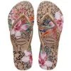 She She Boutique Havaianas Slim Animal Floral Flip Flop - Crocus Rose SHOES