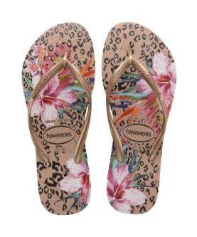 She She Boutique Havaianas Slim Animal Floral Flip Flop - Crocus Rose SHOES 3 She She Boutique Havaianas Slim Animal Floral Flip Flop - Crocus Rose SHOES