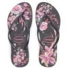 She She Boutique SHOES Havaianas Organic Flip Flips - Black
