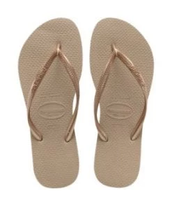 She She Boutique Havaianas Slim Flip Flop - Black, Navy, Grey, Rose Gold OR Ballet Rose SHOES