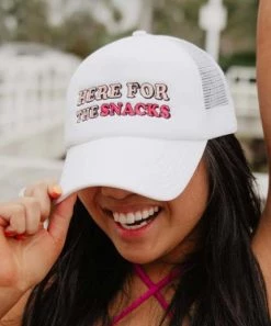 She She Boutique Trucker Hat - Here For The Snacks