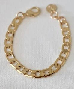 She She Boutique Smooth Cable Chain Bracelet - Gold JEWELRY