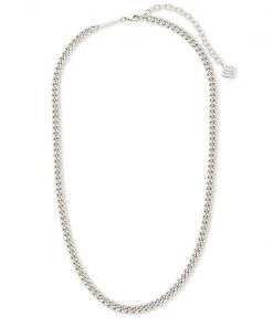 She She Boutique JEWELRY Kendra Scott Ace Chain Necklace - Silver