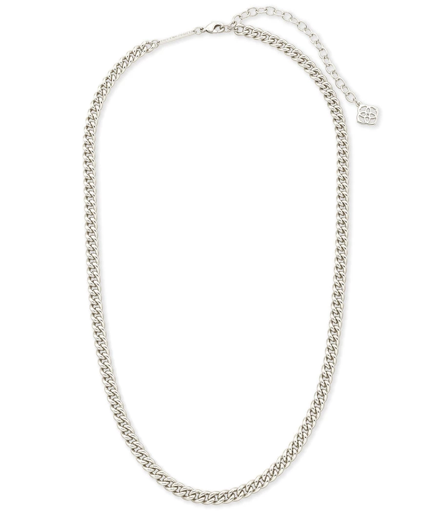 She She Boutique JEWELRY Kendra Scott Ace Chain Necklace - Silver 4 She She Boutique JEWELRY Kendra Scott Ace Chain Necklace - Silver