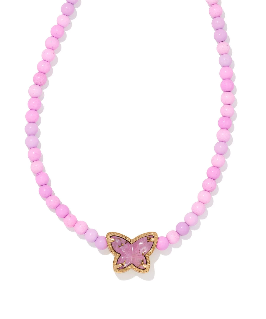Kendra Scott Beaded Lillia Necklace - Pastel/Gold OR Lilac/Gold 6 Kendra Scott Beaded Lillia Necklace - Pastel/Gold OR Lilac/Gold