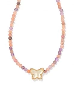 Kendra Scott Beaded Lillia Necklace - Pastel/Gold OR Lilac/Gold 7 Kendra Scott Beaded Lillia Necklace - Pastel/Gold OR Lilac/Gold