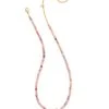 Kendra Scott Beaded Lillia Necklace - Pastel/Gold OR Lilac/Gold