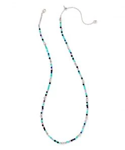 She She Boutique JEWELRY Kendra Scott Britt Choker Necklace - Gold/Red, Gold/Neutral OR Silver/Turquoise 7 She She Boutique JEWELRY Kendra Scott Britt Choker Necklace - Gold/Red, Gold/Neutral OR Silver/Turquoise