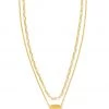 Kendra Scott Brooke Multi Strand Necklace - Gold OR Silver JEWELRY