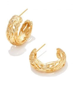 She She Boutique JEWELRY Kendra Scott Caprise Hoop Earrings - Gold OR Silver