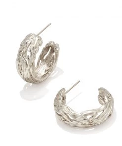 She She Boutique JEWELRY Kendra Scott Caprise Hoop Earrings - Gold OR Silver