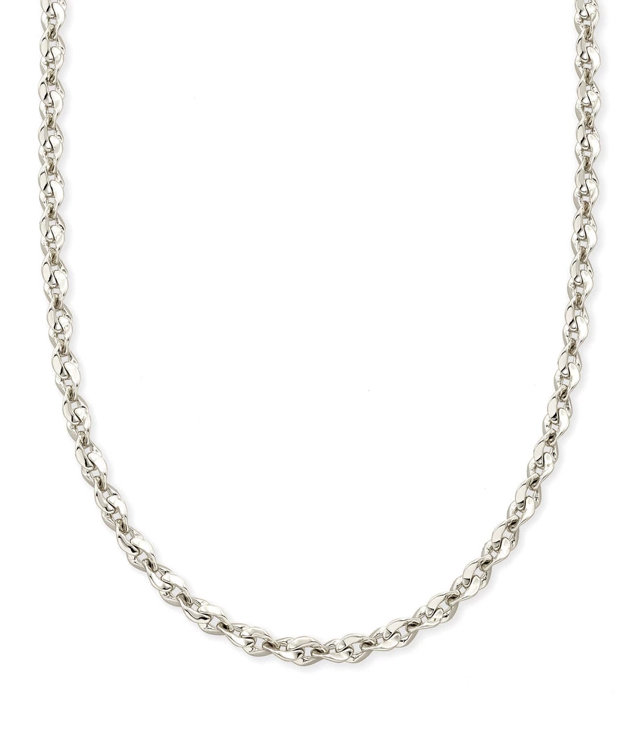 JEWELRY Kendra Scott Carver Chain Necklace - Silver 4 JEWELRY Kendra Scott Carver Chain Necklace - Silver