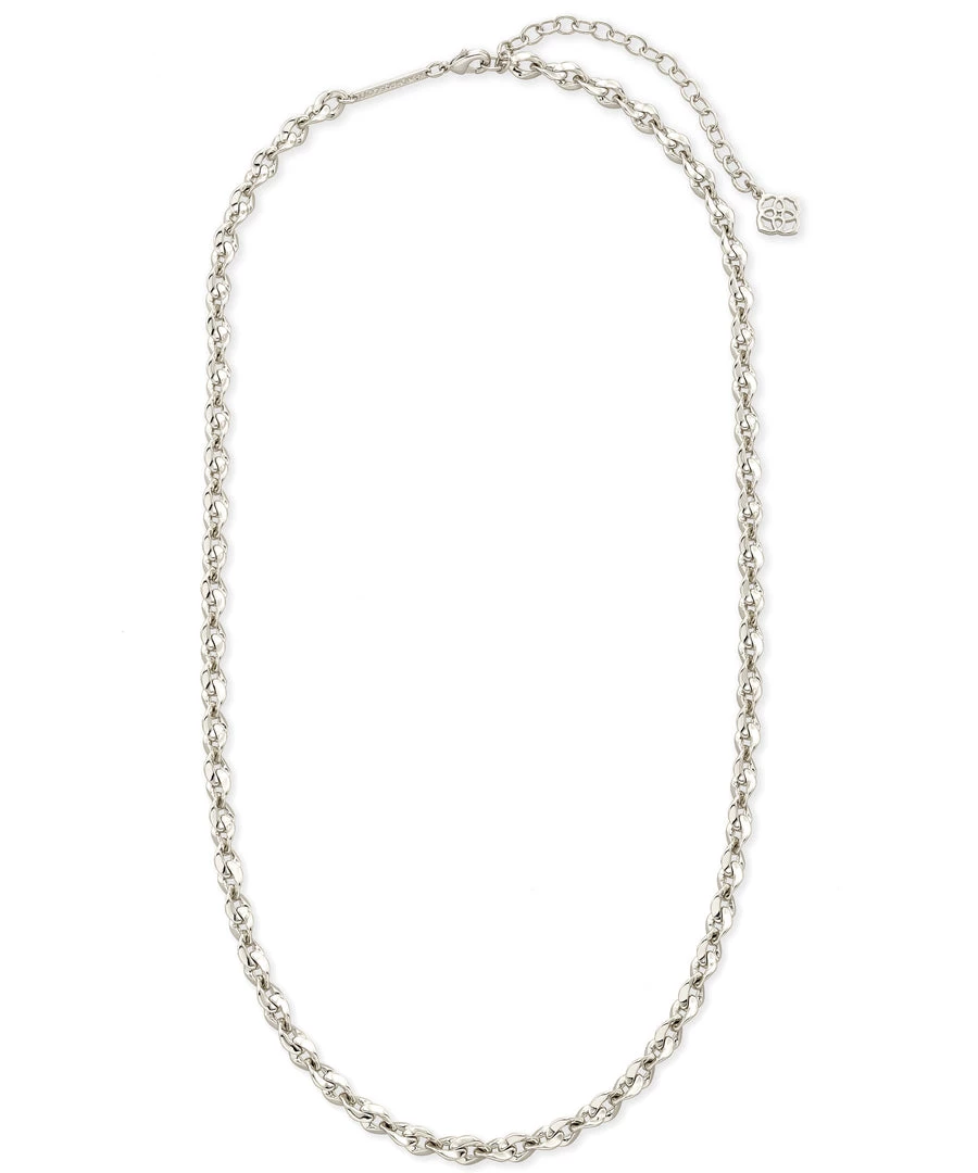 JEWELRY Kendra Scott Carver Chain Necklace - Silver 3 JEWELRY Kendra Scott Carver Chain Necklace - Silver