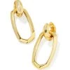 JEWELRY Kendra Scott Danielle Link Metal Earrings - Gold