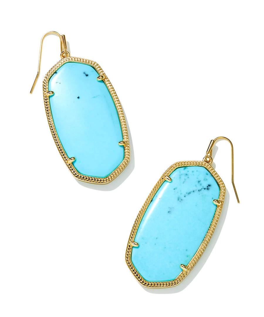 She She Boutique Kendra Scott Danielle Statement Earrings - Neon Pink, Neon Yellow OR Light Blue Magnesite 5 She She Boutique Kendra Scott Danielle Statement Earrings - Neon Pink, Neon Yellow OR Light Blue Magnesite