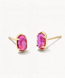 JEWELRY Kendra Scott Emilie Stud Earrings - Gold/White, Gold/Marine OR Gold/Plum