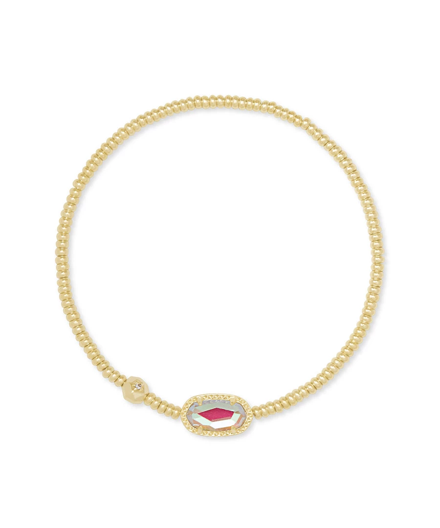 She She Boutique Kendra Scott Grayson Stretch Bracelet - Gold/Blue, Gold/Pink, Gold/Glass OR Silver/Ivory 3 She She Boutique Kendra Scott Grayson Stretch Bracelet - Gold/Blue, Gold/Pink, Gold/Glass OR Silver/Ivory