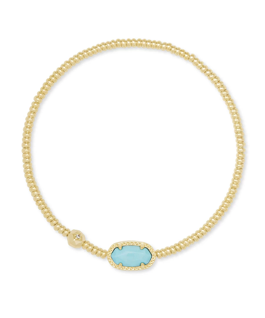 She She Boutique Kendra Scott Grayson Stretch Bracelet - Gold/Blue, Gold/Pink, Gold/Glass OR Silver/Ivory 4 She She Boutique Kendra Scott Grayson Stretch Bracelet - Gold/Blue, Gold/Pink, Gold/Glass OR Silver/Ivory