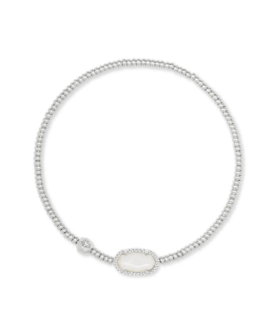 She She Boutique Kendra Scott Grayson Stretch Bracelet - Gold/Blue, Gold/Pink, Gold/Glass OR Silver/Ivory 6 She She Boutique Kendra Scott Grayson Stretch Bracelet - Gold/Blue, Gold/Pink, Gold/Glass OR Silver/Ivory