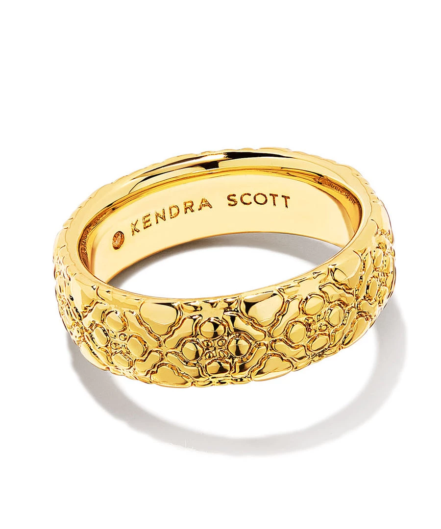 She She Boutique Kendra Scott Harper Band Ring - Gold 3 She She Boutique Kendra Scott Harper Band Ring - Gold