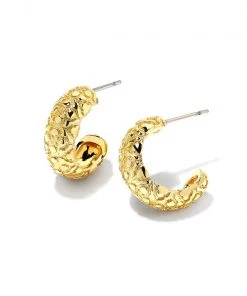 She She Boutique Kendra Scott Harper Huggie Earrings - Gold OR Silver