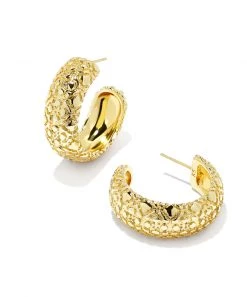 She She Boutique Kendra Scott Harper Small Hoop Earrings - Gold OR Silver JEWELRY