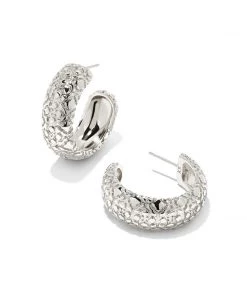 She She Boutique Kendra Scott Harper Small Hoop Earrings - Gold OR Silver JEWELRY