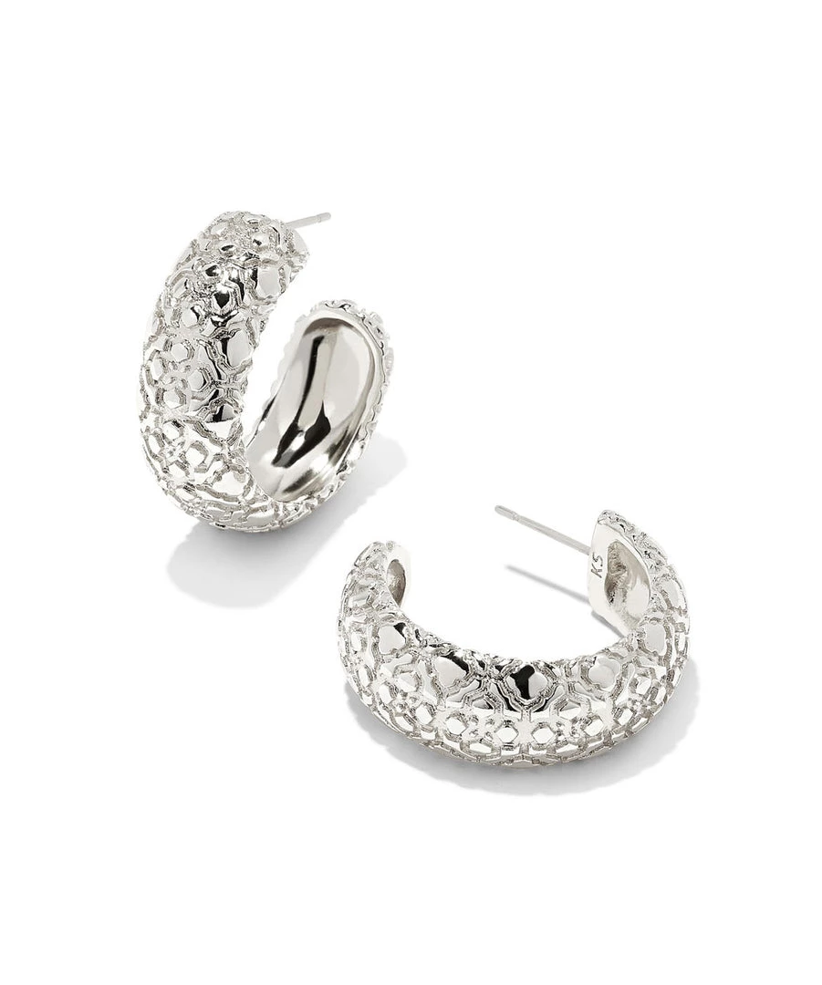 She She Boutique Kendra Scott Harper Small Hoop Earrings - Gold OR Silver JEWELRY 4 She She Boutique Kendra Scott Harper Small Hoop Earrings - Gold OR Silver JEWELRY