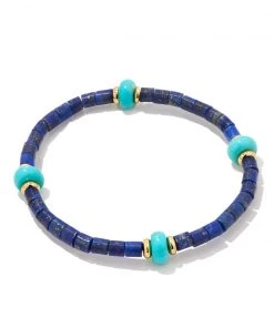 She She Boutique JEWELRY Kendra Scott Insley Gold Stretch Bracelet - Teal, Blue OR Purple