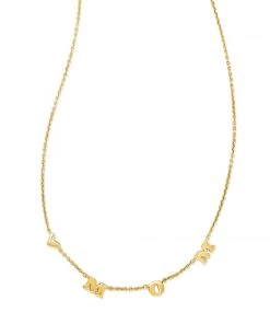 She She Boutique Kendra Scott Mama Strand Necklace - Gold OR Silver JEWELRY
