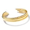 She She Boutique JEWELRY Kendra Scott Quinn Cuff Bracelets, Set Of 3 - Gold OR Silver