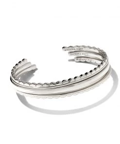 She She Boutique JEWELRY Kendra Scott Quinn Cuff Bracelets, Set Of 3 - Gold OR Silver