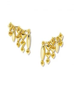 She She Boutique JEWELRY Kendra Scott Quinn Ear Climber Earrings - Gold