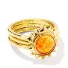 She She Boutique JEWELRY Kendra Scott Sienna Sun Ring Set - Citrus Kyocera Opal