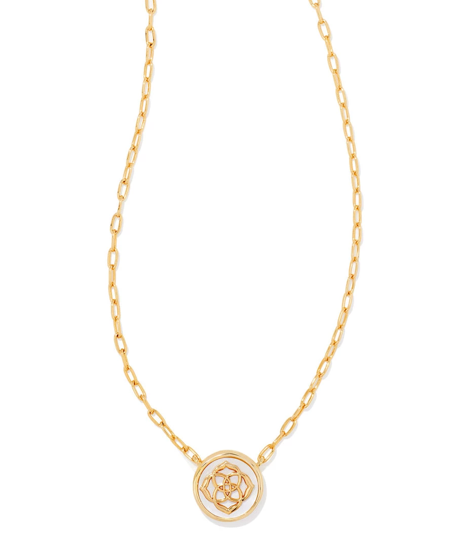 Kendra Scott Stamped Dira Pendant Necklace - Gold/Ivory Mother Of Pearl, Gold/Abalone OR Silver/Black JEWELRY 3 Kendra Scott Stamped Dira Pendant Necklace - Gold/Ivory Mother Of Pearl, Gold/Abalone OR Silver/Black JEWELRY