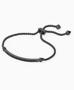Kendra Scott Ott Adjutable Chain Bracelet - Gunmetal