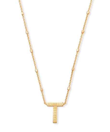Kendra Scott Letter Pendant Necklace - Gold JEWELRY 7 Kendra Scott Letter Pendant Necklace - Gold JEWELRY