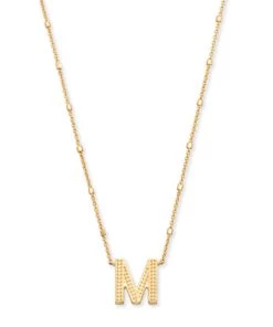 Kendra Scott Letter Pendant Necklace - Gold JEWELRY 10 Kendra Scott Letter Pendant Necklace - Gold JEWELRY