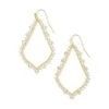 JEWELRY Kendra Scott Pave Sophee Earrings - Gold