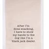 She She Boutique Kitchen Towel - Black Jack GIFTS