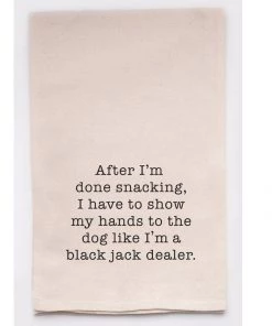 She She Boutique Kitchen Towel - Black Jack GIFTS