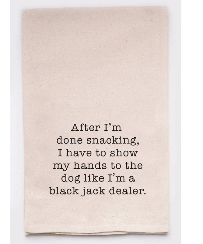 She She Boutique Kitchen Towel - Black Jack GIFTS 3 She She Boutique Kitchen Towel - Black Jack GIFTS