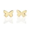 JEWELRY Kris Nations Butterfly Stud Earrings - Gold